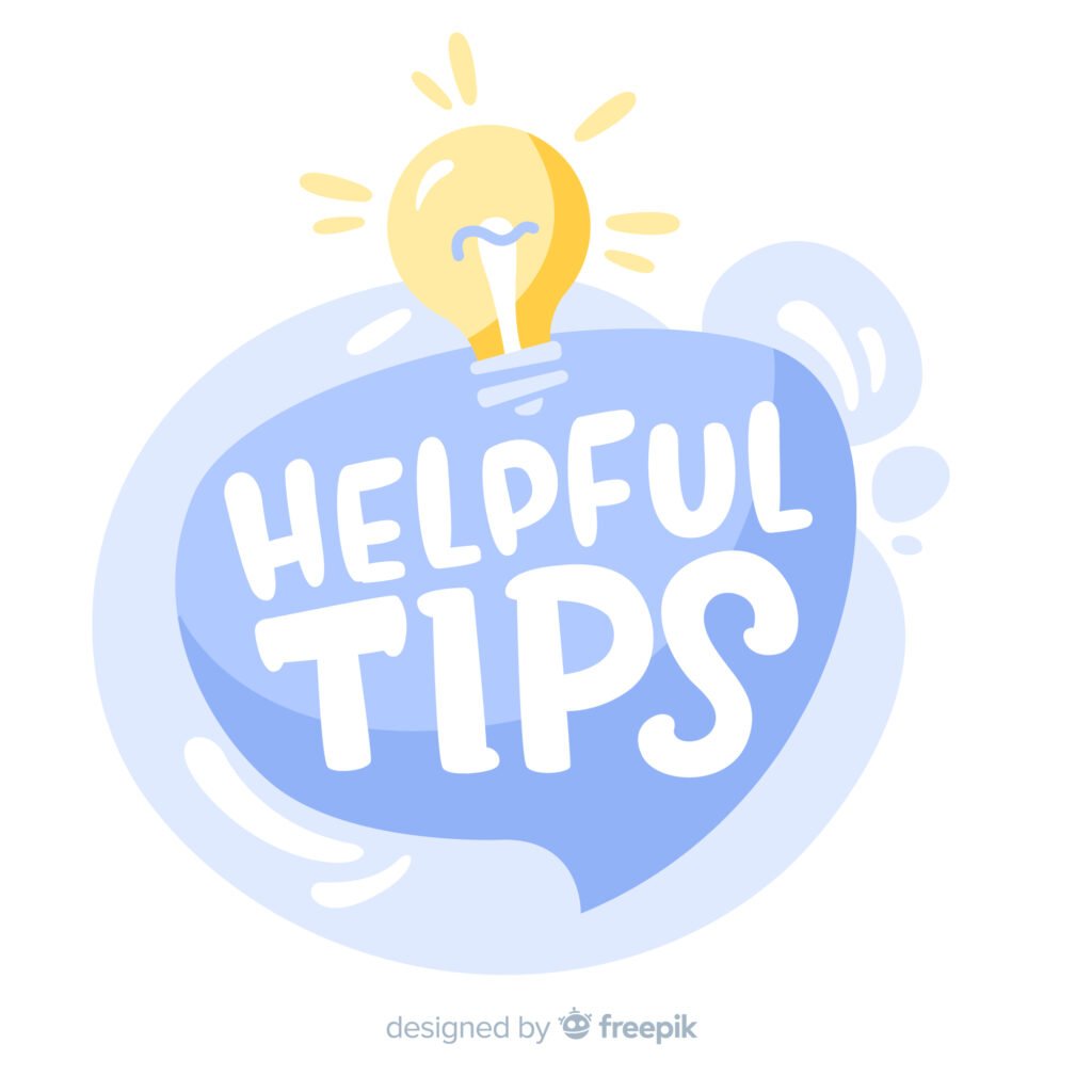 helpful tips