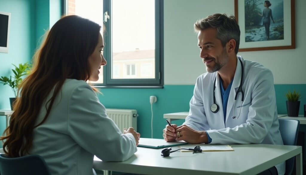 Doctor patient consultation