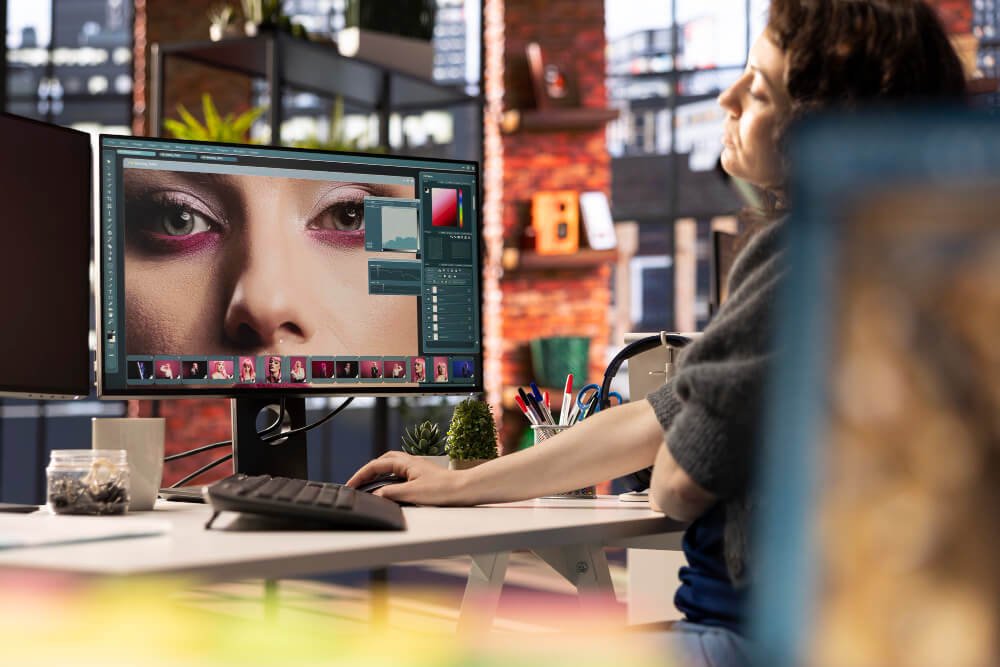 tired graphic designer