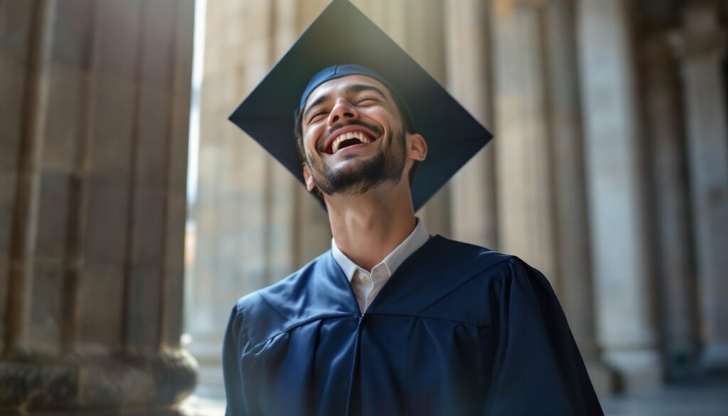 Graduate celebrates success