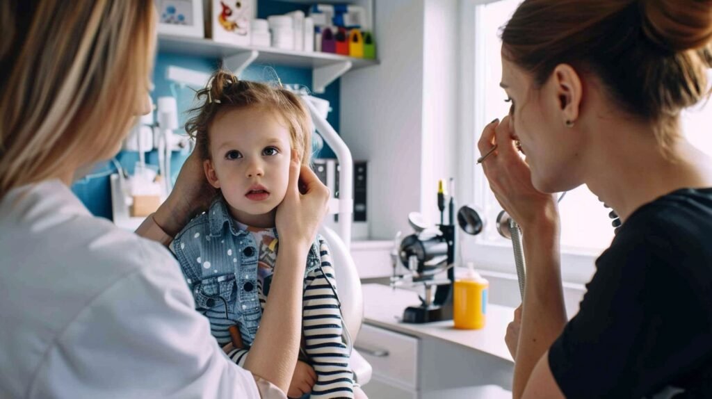 Pediatric doctors visit