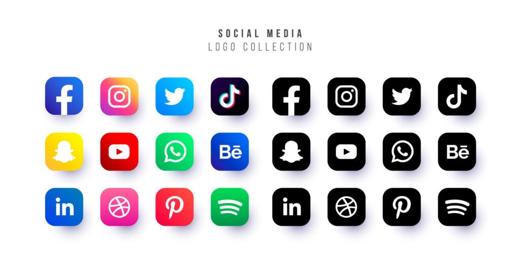 social media icons