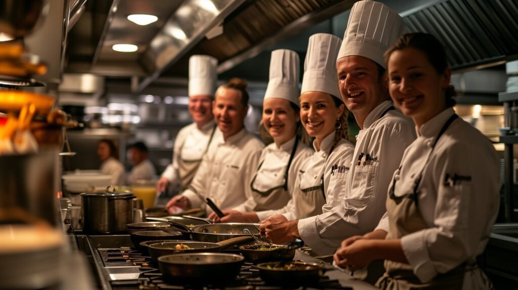 Chefs in the kitchen