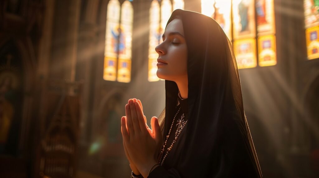 Nun in Prayer