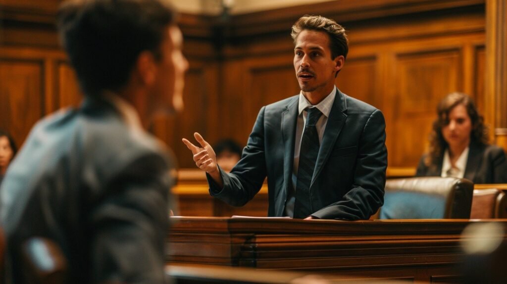 Courtroom Legal Debate